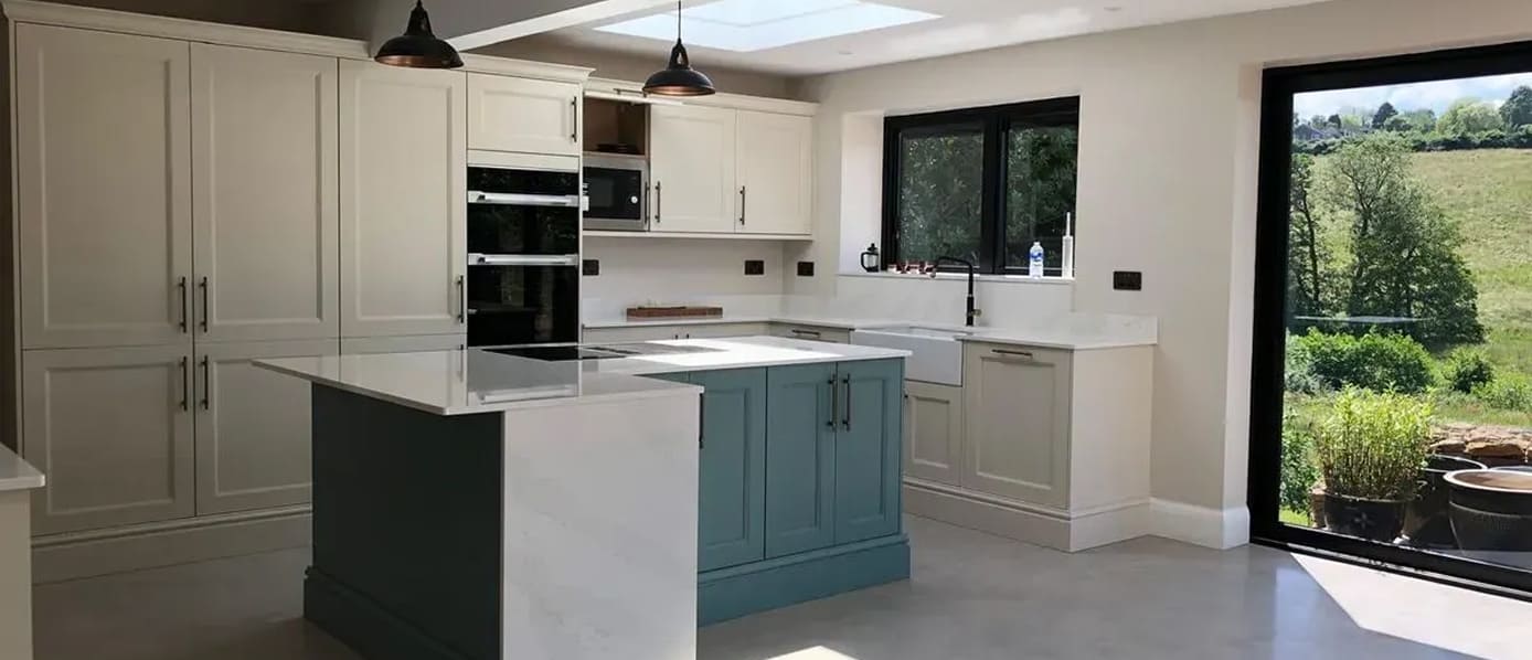 microcement kitchen countertop